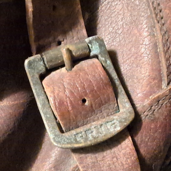 FRYE AND CO. Brown Leather Heeled Boots with Buckle - Picture 2 of 4